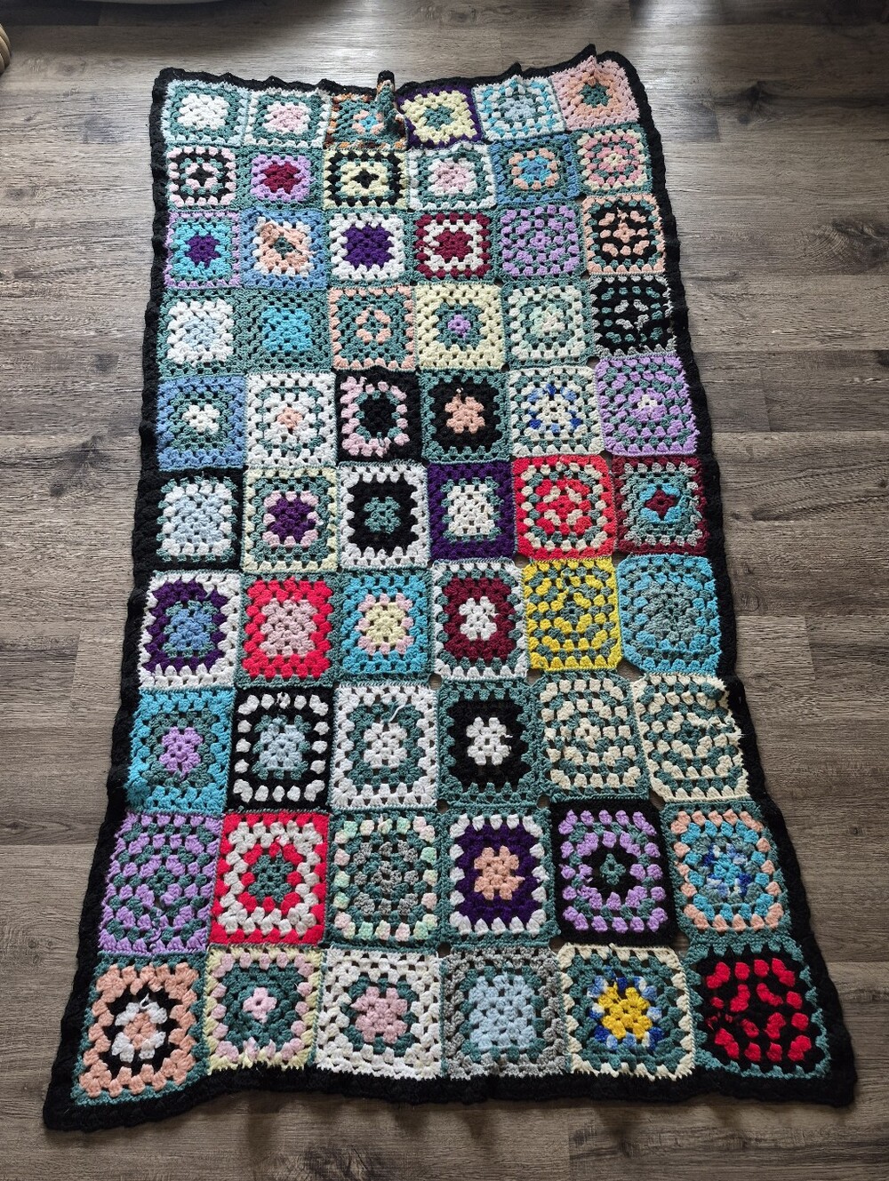Granny Square Throw